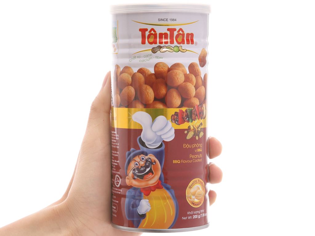 Đậu phộng vị BBQ Tân Tân 200g