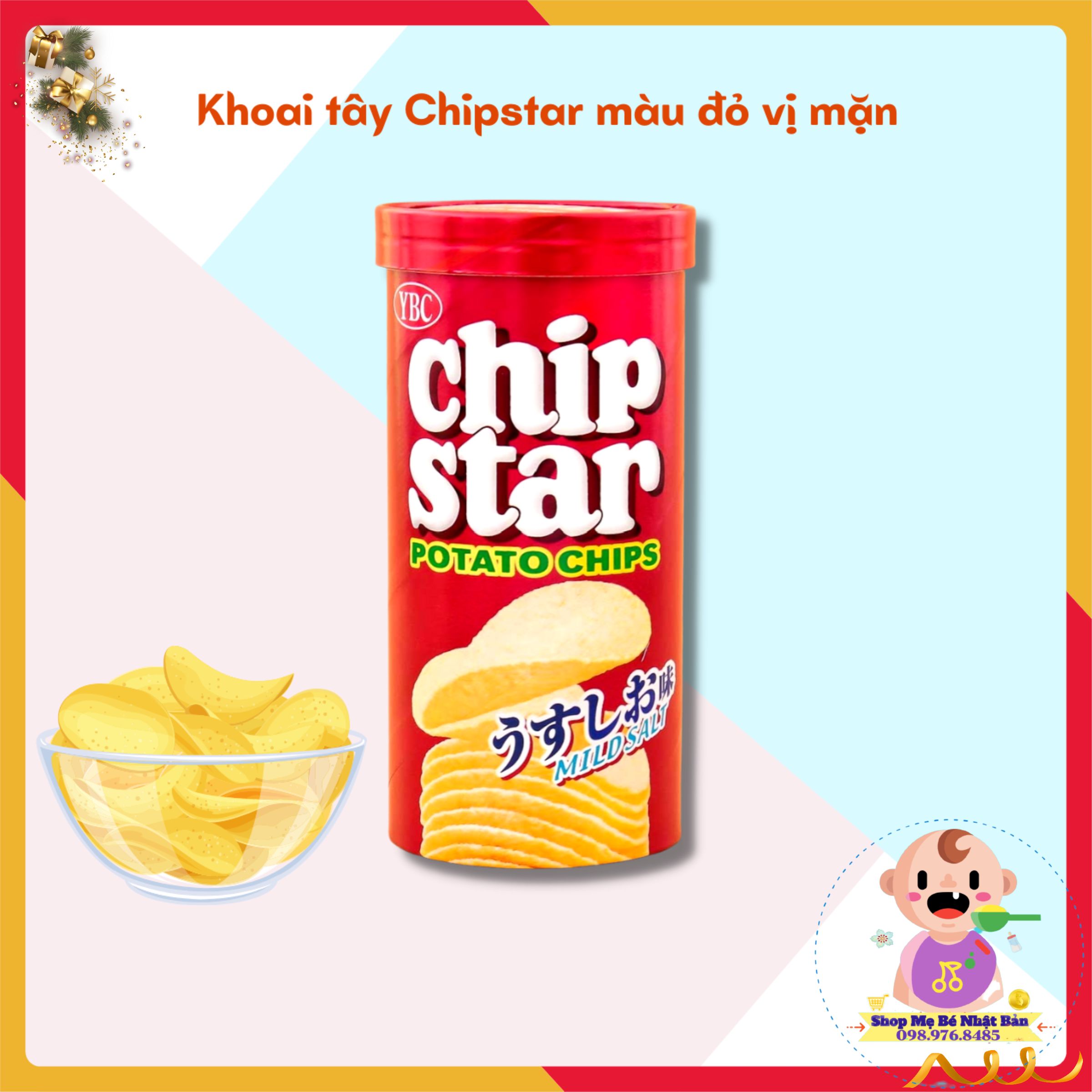 Snack Khoai Tây Chipstar Nhật Bản 50g