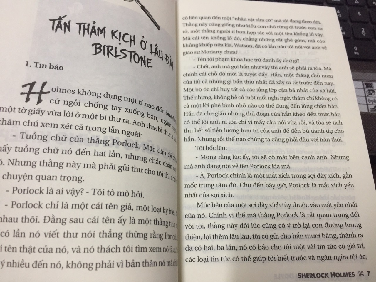 Sách - Tiểu thuyết trinh thám - Sherlock Holmes III