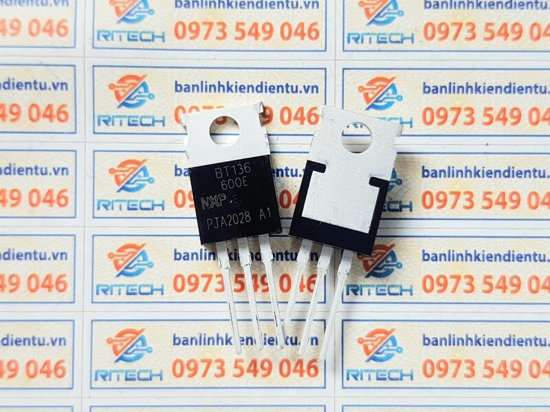 [Combo 10 chiếc] BT136-600E, BT136 TO-220 TRIAC 4A/600V