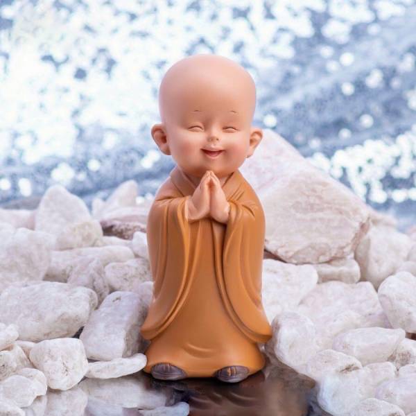 combo 02 bộ chú tiểu vàng đứng 8cm