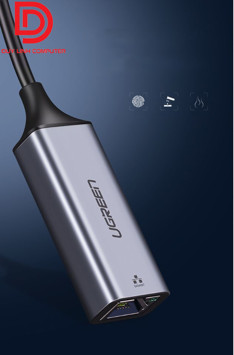 Cáp chuyển USB 3.0 to Lan hỗ trợ 1000 Mbps Ugreen 50922