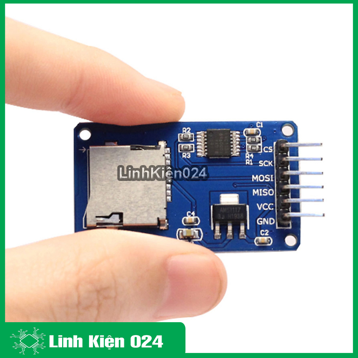 (XẢ HÀNG) Module Đọc Thẻ Nhớ Micro SD/Micro SDHC SPI