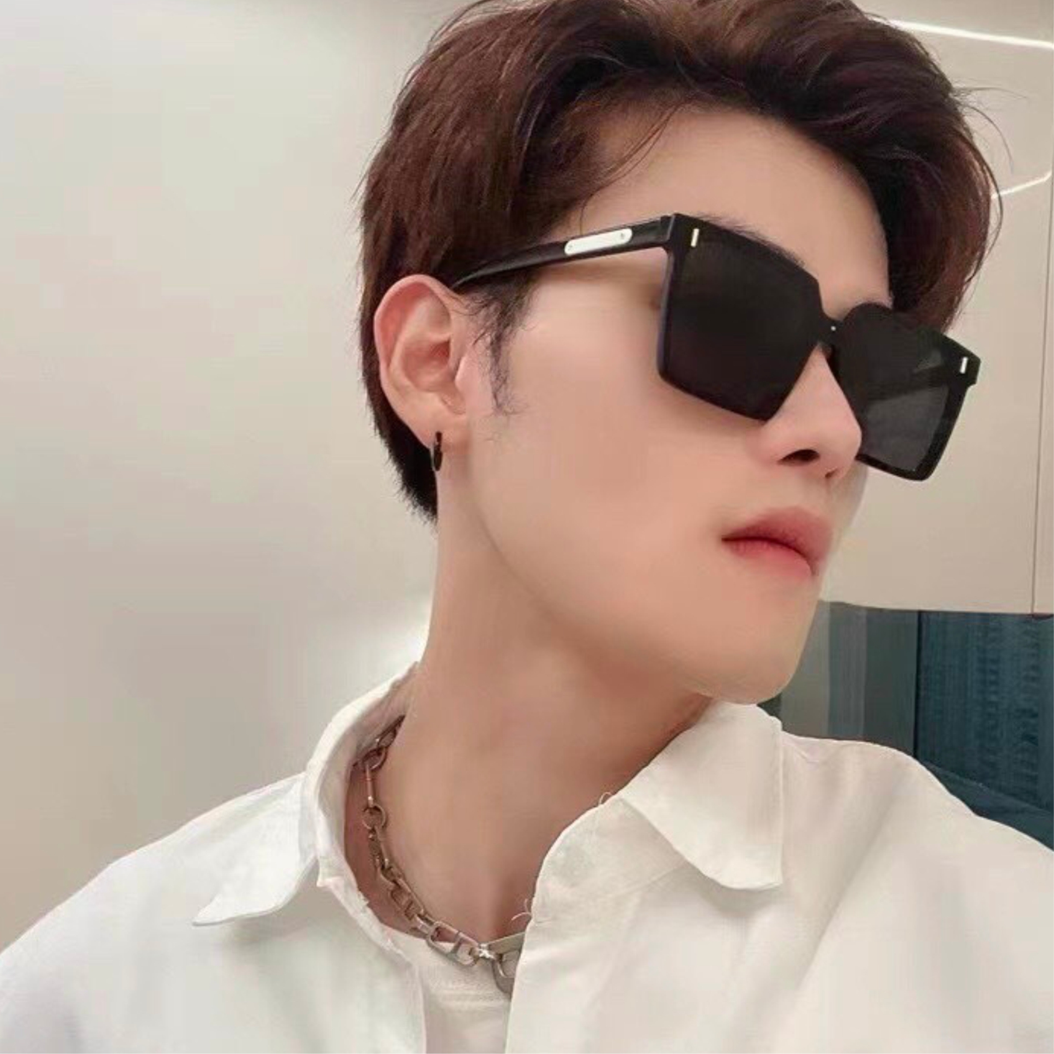 Kính mát râm mắt vuông thời trang cao cấp nam nữ