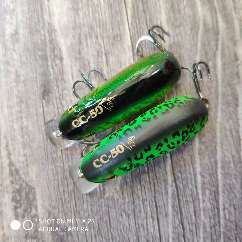 Mồi lure CC50 mồi câu cá lóc chẽm cháp