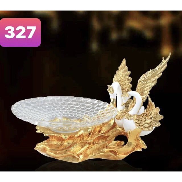 Khay Đựng Hoa Quả Chim Công Cao Cấp