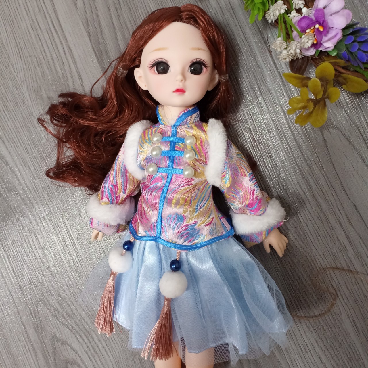 Các Mẫu Váy Cổ Trang Đẹp Cho Búp Bê 30cm Body mập mạp