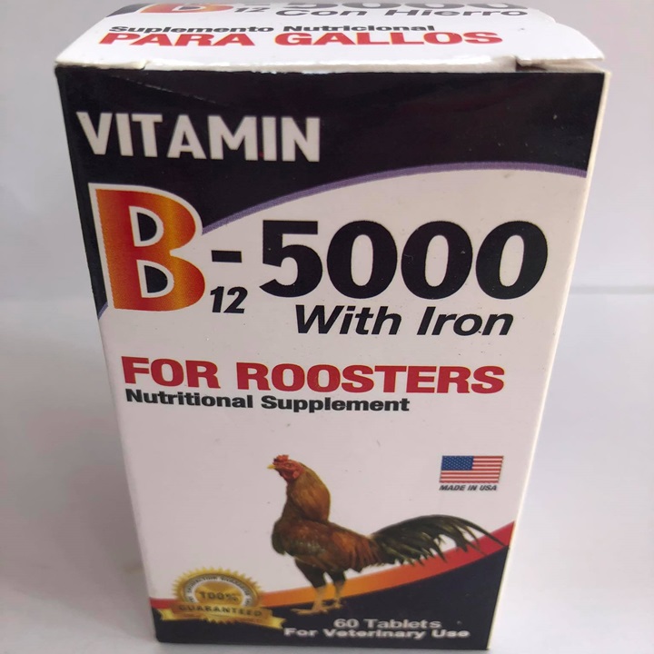 [HCM]B12 5000 GIUP GÀ LEN NUOC MAU - HỦ 60 VIÊN