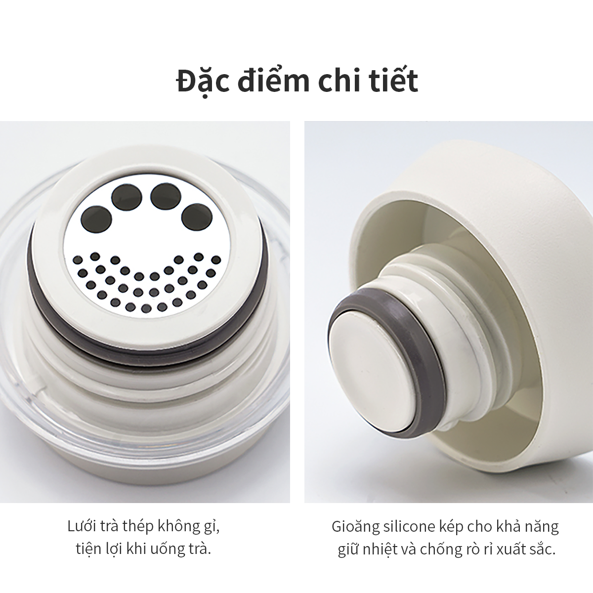 Bình Giữ Nhiệt LocknLock  460ML Feather Light Ring LHC4244 - T2Cmall