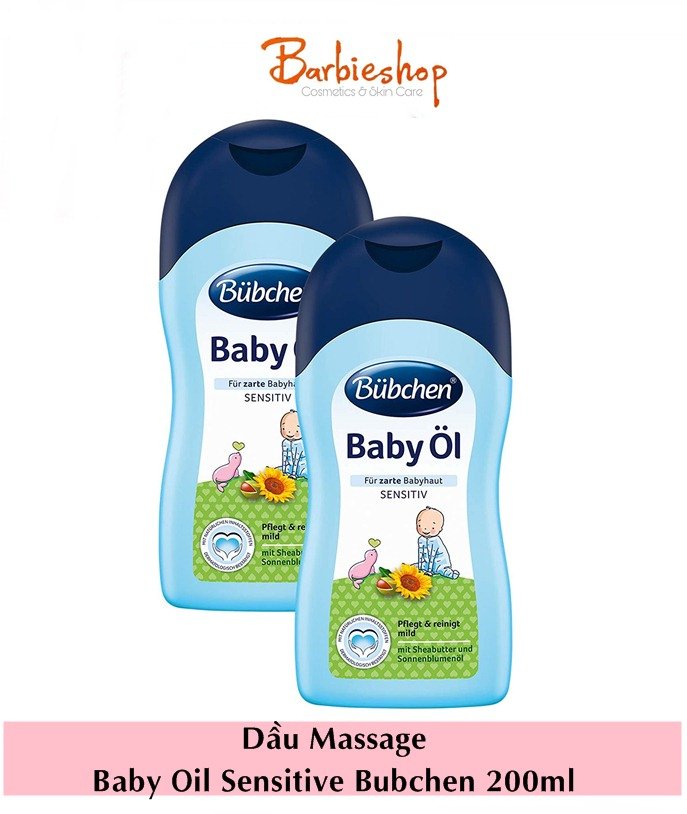 Dầu Dưỡng Massage Cho Bé Bubchen Baby Oil (200ml-400ml)
