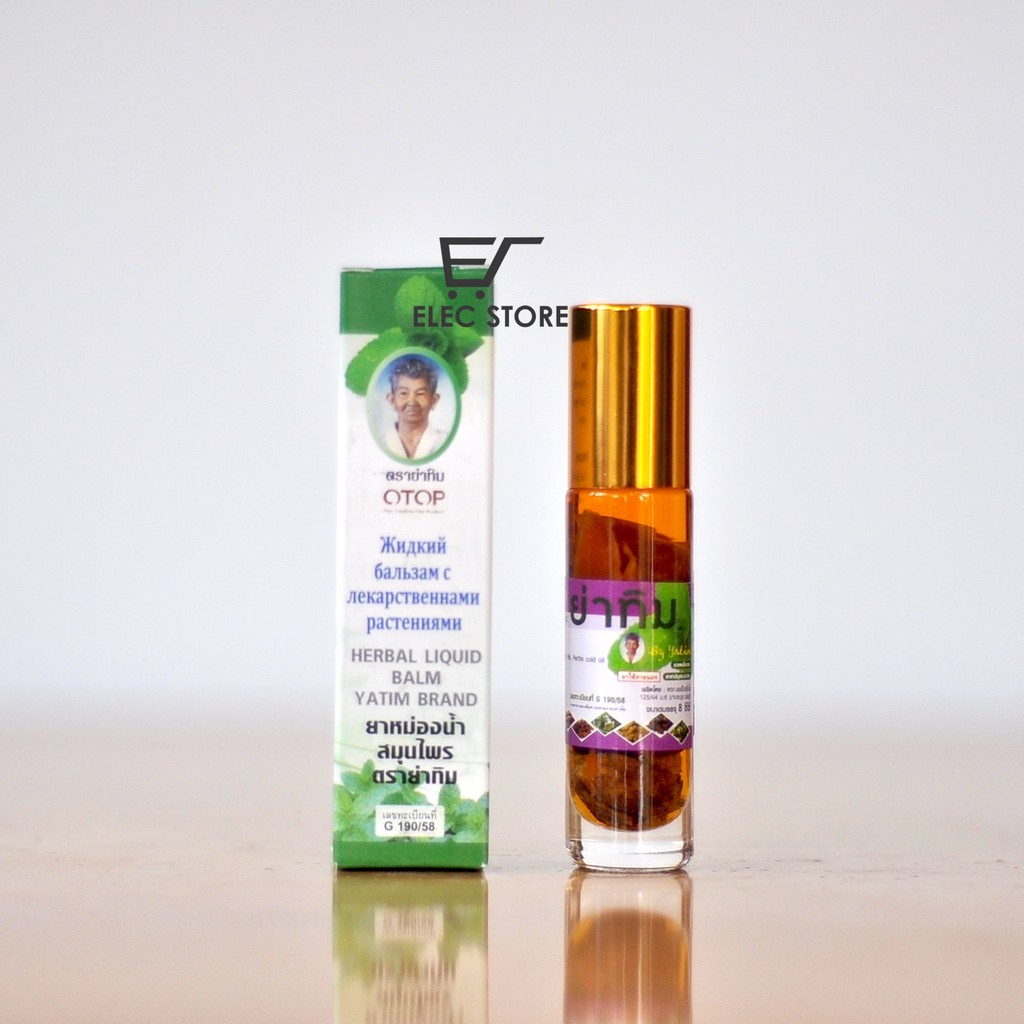 Dầu thảo mộc Otop 13 vị thảo mộc 8ml Thái Lan (date mới)