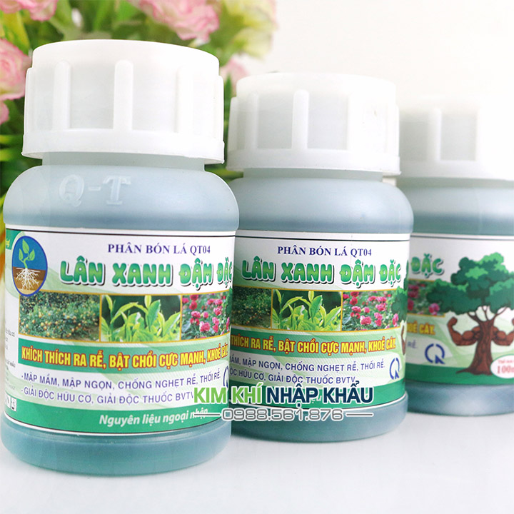 Phân bón lá QT04 lân xanh đậm đặc lọ 100ml