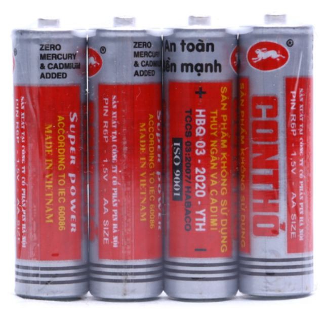 40 Pin con thỏ AA Pin con thỏ AA . pin tiểu. (Hộp /40 viên.) Pin dùng đồ chơi trẻ em, pin mic loa kéo...