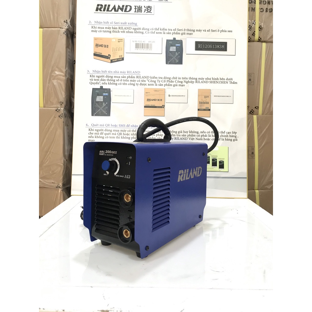 Máy hàn que Riland ARC 200GE II - CHÍNH HÃNG 100% ( siêu rẻ )