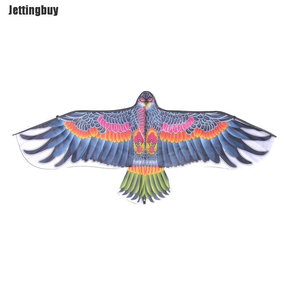 Jettingbuy Eagle Kite Single Line Novelty Animal Kites Children'S Outdoor Toy Huge 1.1m