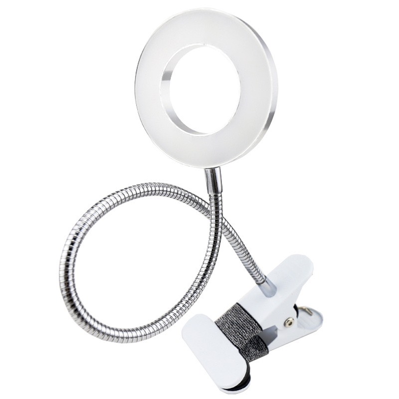 Đèn led mini kẹp bàn làm nail,nối mi,phun xăm 2 chế độ sáng