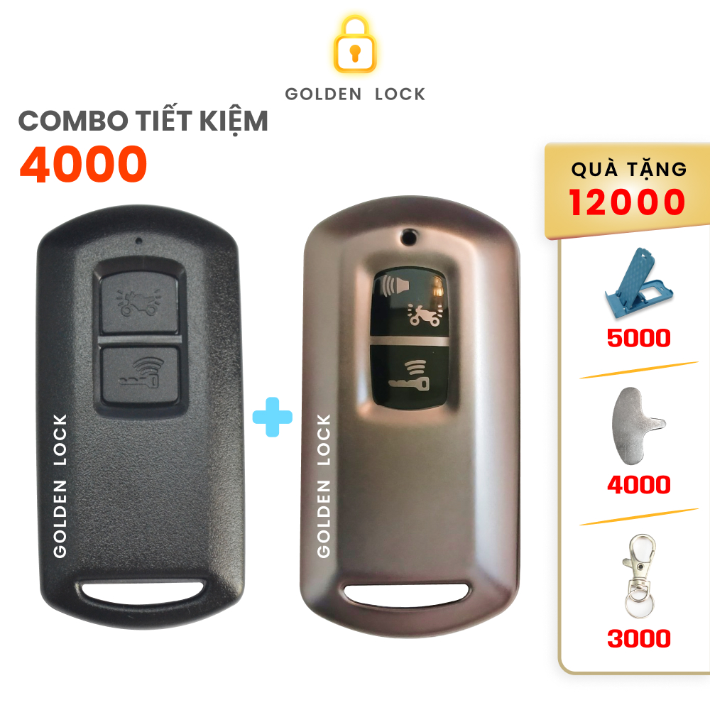 Vỏ smartkey 2 nút Honda Vision, AB, Lead, Vario