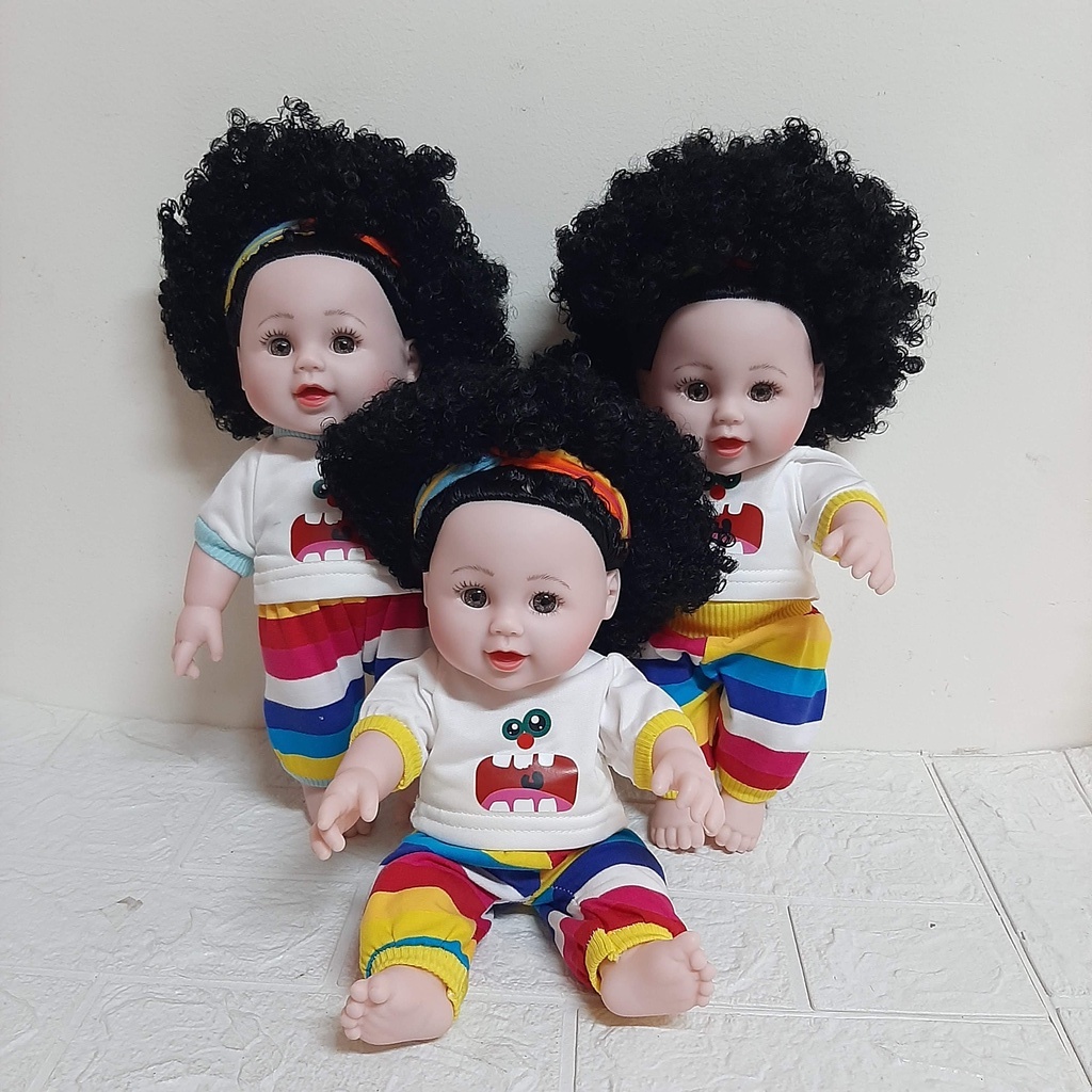 Búp Bê Nhựa Cao Cấp Nathaniel Bé Gái 30cm