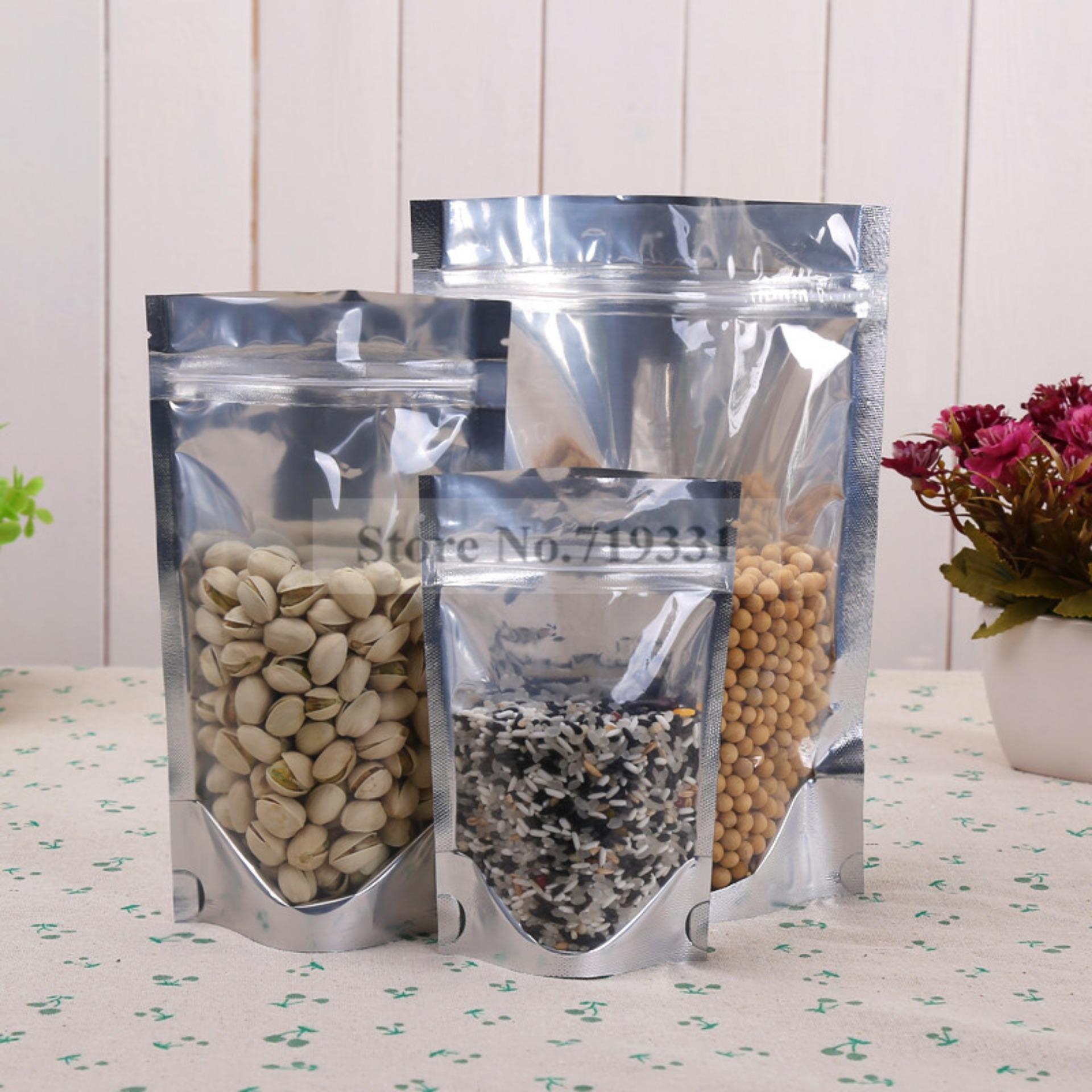 Túi zíp bạc đựng bột loại  500g - 1kg