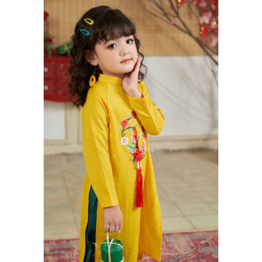 🥰 Sét áo dài cách tân mẹ bé đẹp sang ( Cam kết ảnh thật 100%)