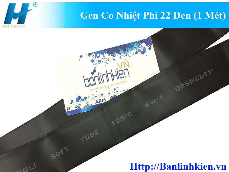 Gen co nhiệt phi 22 đen