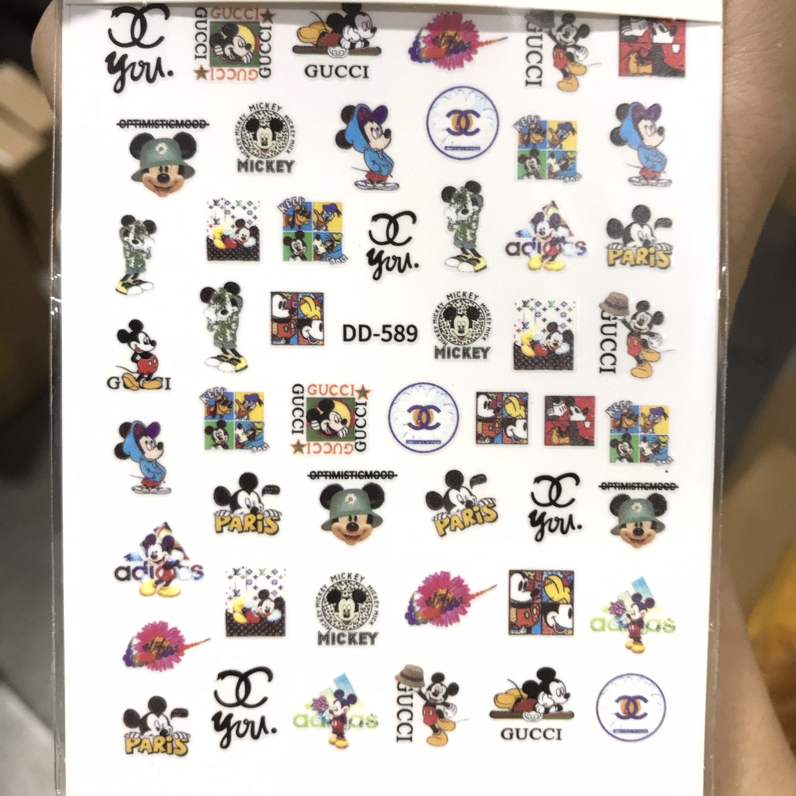 Sticker dán móng tay nail thương hiệu siêu đẹp - sinailmi