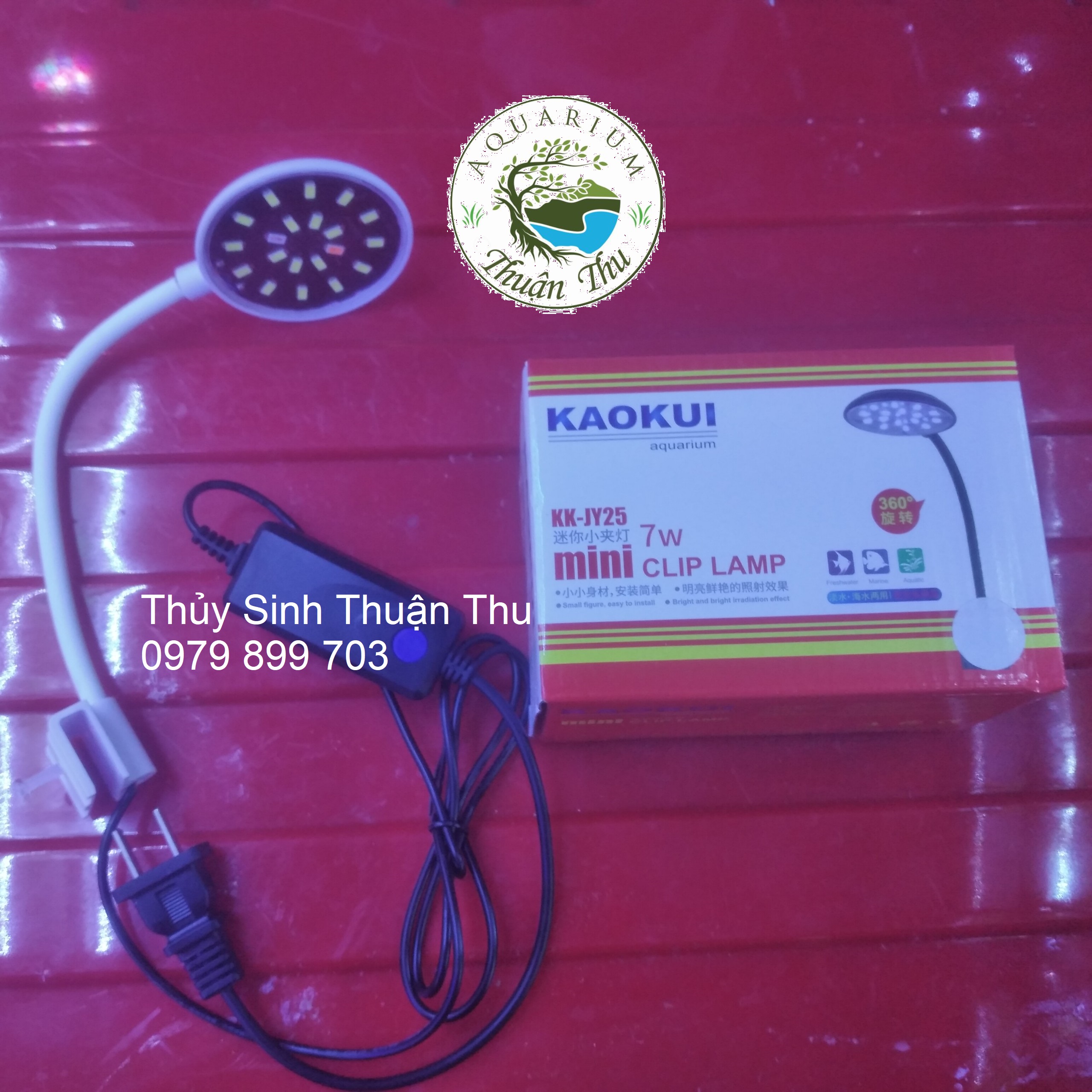 Đèn led kẹp hồ cá cảnh mini KaoKui KK JY 25 (7W)
