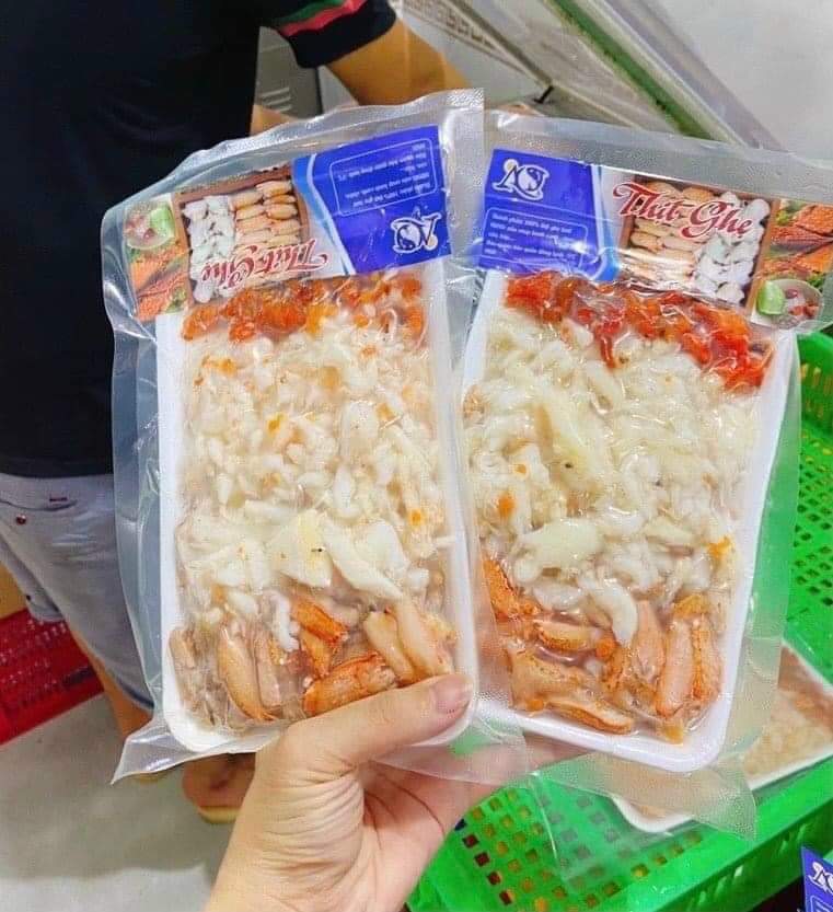 Gói 250gram thịt càng gạch ghẹ (Chỉ giao ở HCM)