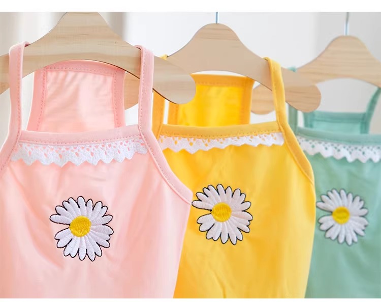 Daisy Embroidered Dresses for Dogs and Cats - T3 Pets Shop