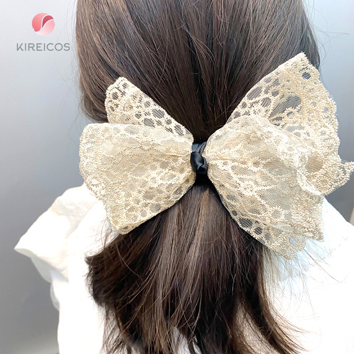 Kẹp nơ ren tiểu thư cao cấp hot trend hàn quốc