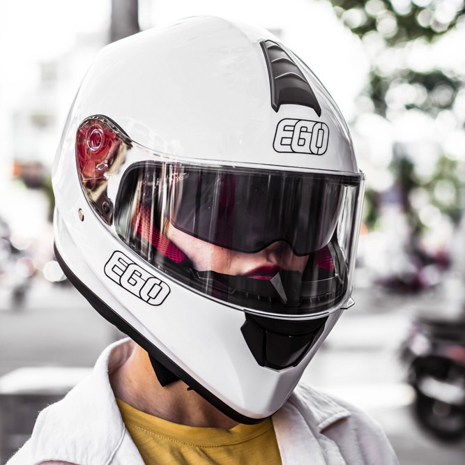Mũ Bảo Hiểm Nguyên Đầu Hai Kính EGO E-6 - EGO HELMET