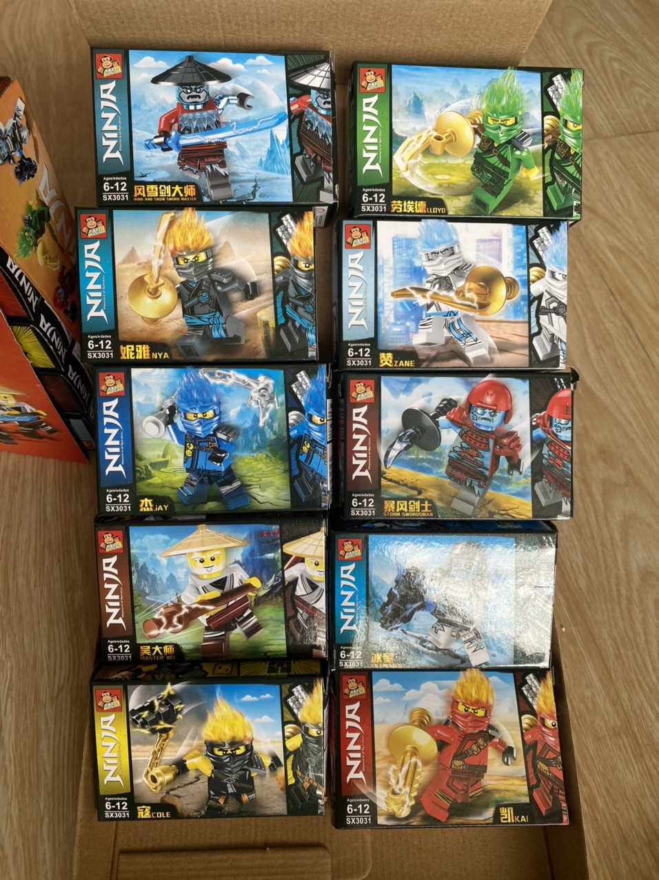 Lego Ninja mẫu đơn giản