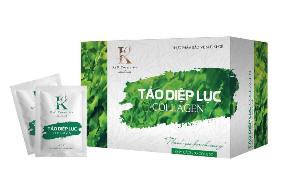 [HCM]Tảo Diệp Lục Collagen KYO  lưu giữ nét xuân phụ nữ