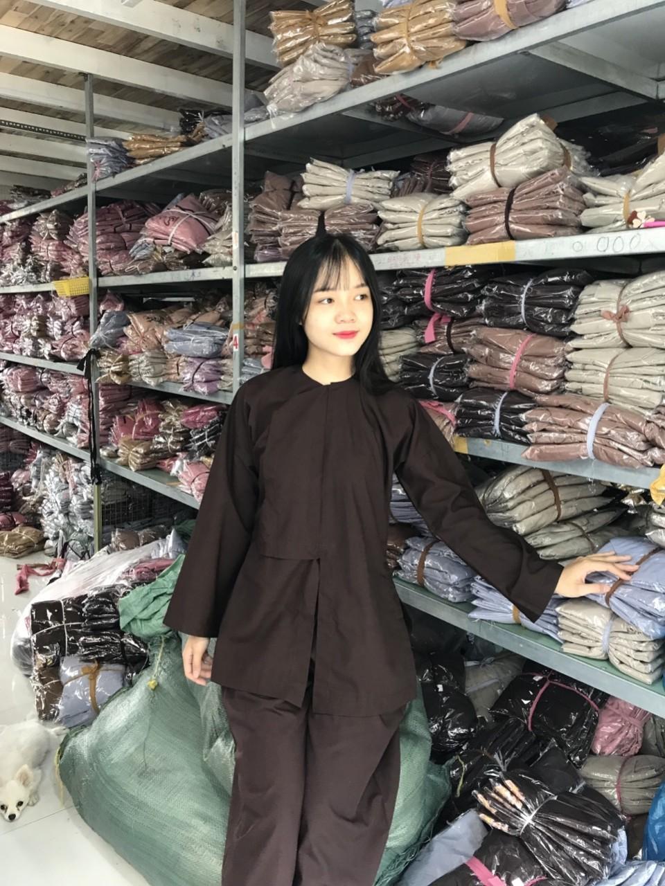 [HCM]áo lam đi chùa đẹp