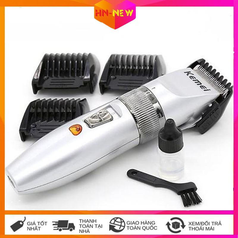 Tông đơ cắt tóc cho trẻ em không dây Kemei 27C sử dụng pin điện có thể sạc lại - tong do cat toc tre em, nguoi lon , Có khay để đồ tiện lợi , Hàng nhập khẩu có bảo hành 2 năm