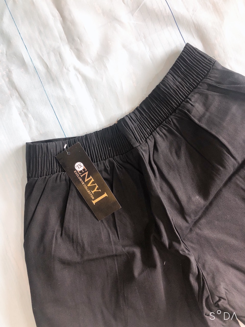 quần short nữ chất kaki chưn lưng kiểu nhật