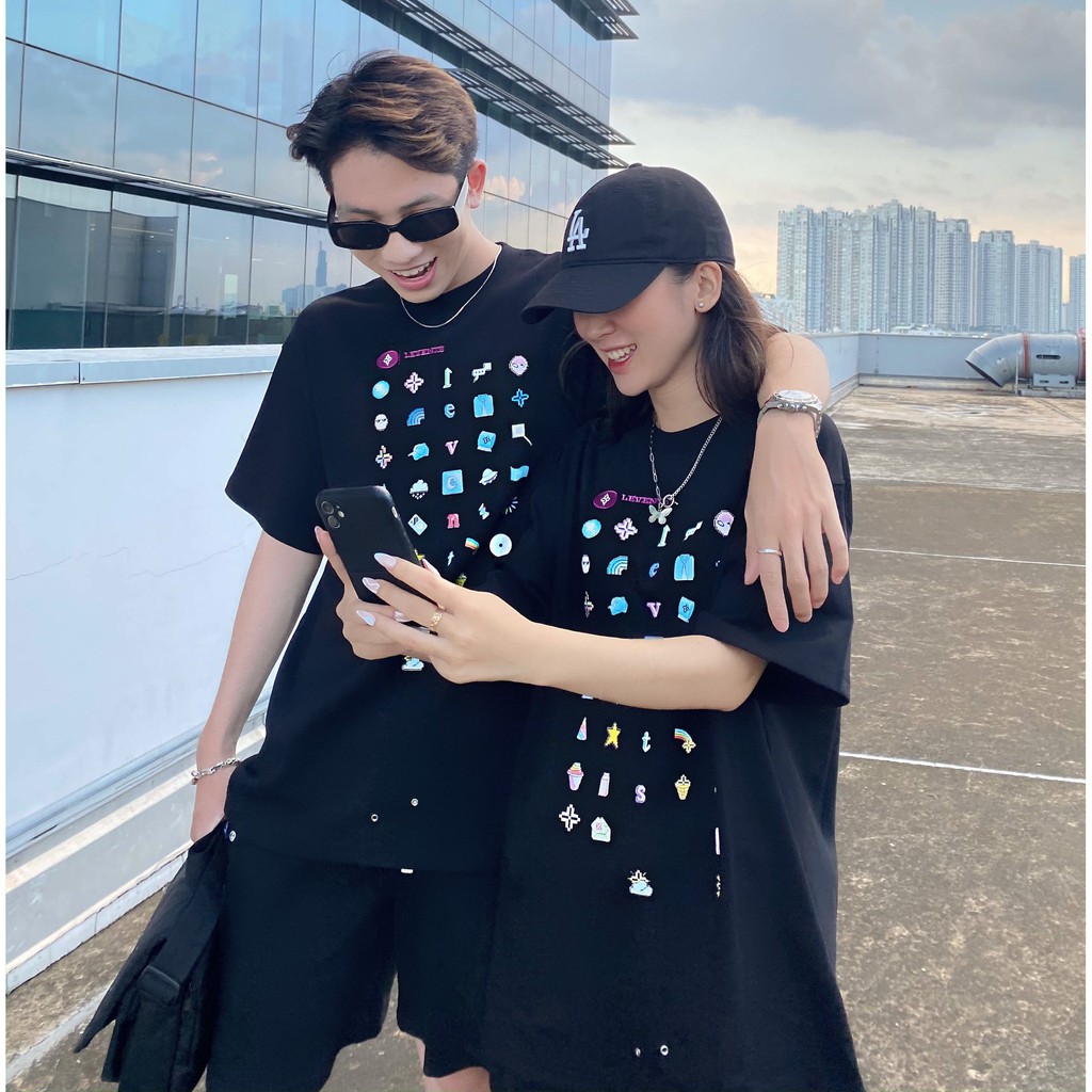 LEVENTS - Áo thun Internetlove Pixel/ Black local brand
