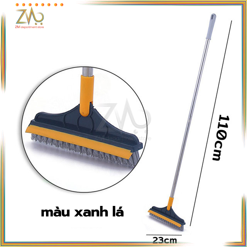 2 in 1 bathroom floor scrubber floor brush cleaner and wiper blade bathroom floor brush convenient glass cleaner wall corner brush
