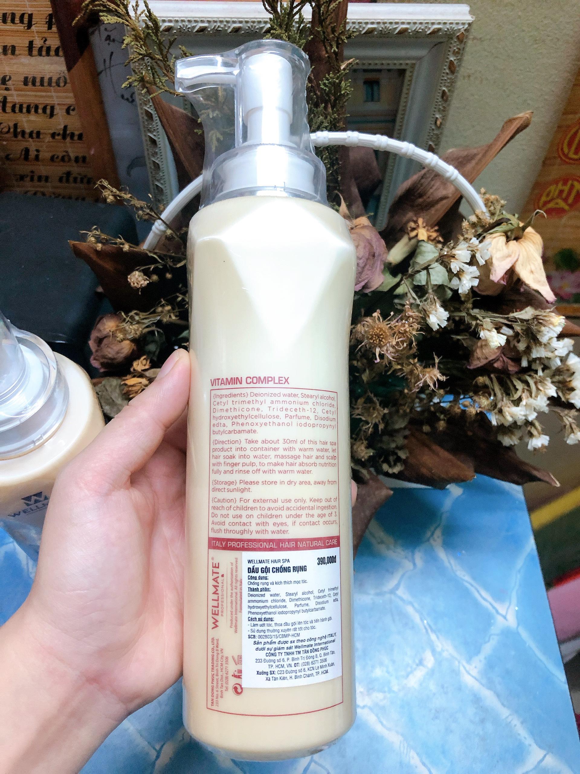 [HCM]Dầu gội chống rụng kích mọc tóc Wellmate 500ml