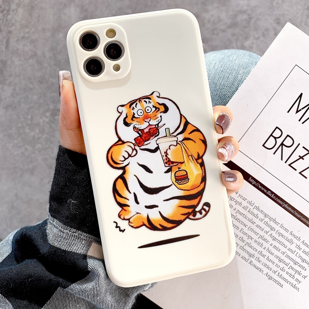 Ốp Lưng Silicon Màu Bảo Vệ Camera Tiger