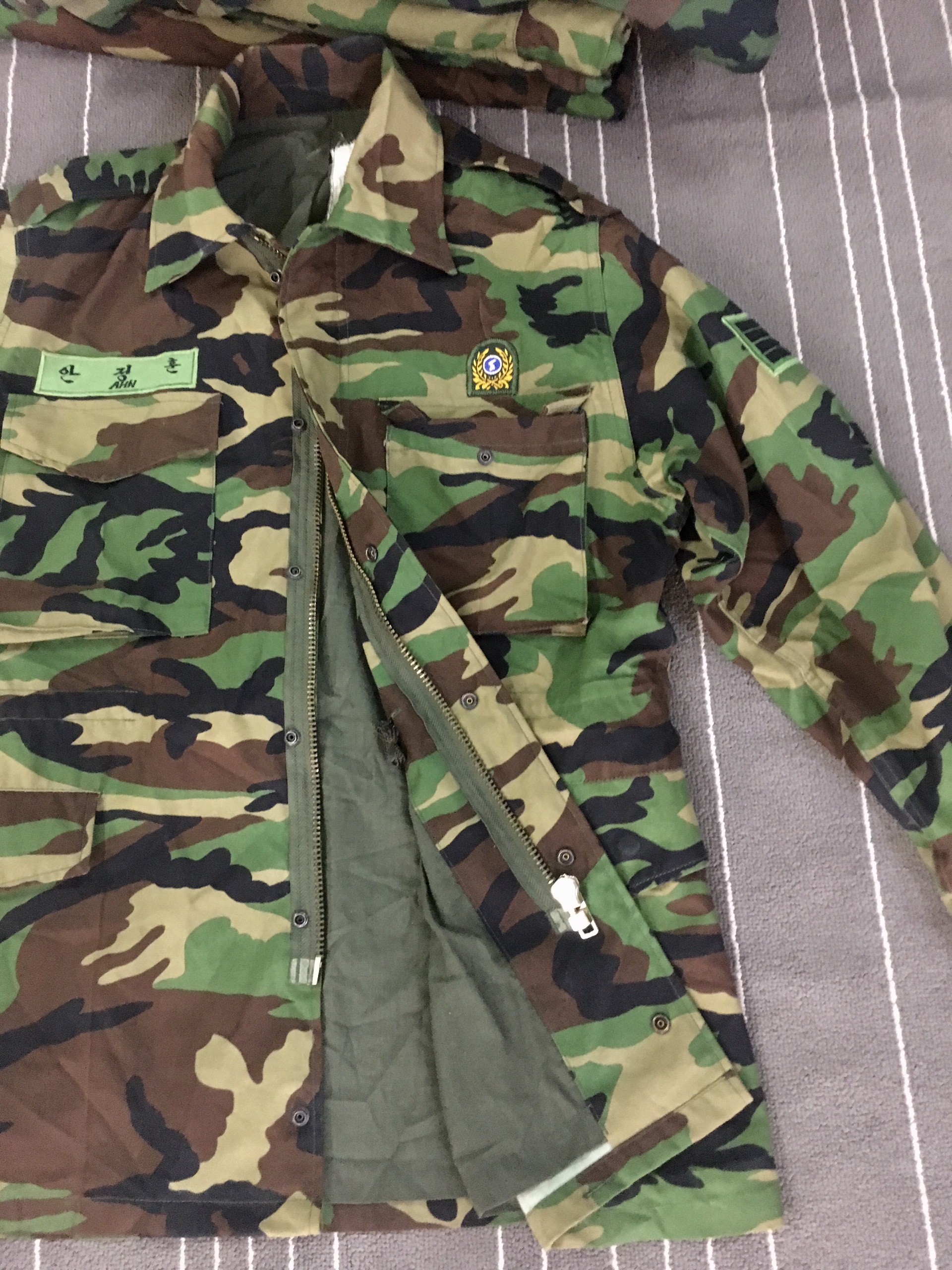 [ Sỉ = Lẻ ] Mua 1 được 3, sale cực rẻ 2 áo lính đặc nhiệm Hàn Quốc 2 lớp dây kéo đồng, tặng kèm thắt lưng