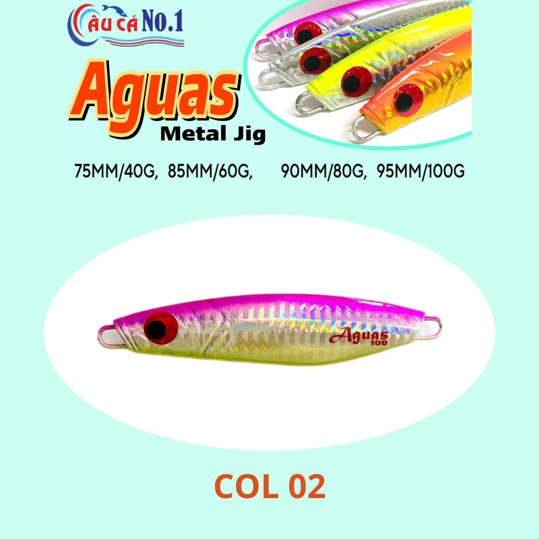MỒI JIG CÂU CÁ PROHUNTER AGUAS METAL JIG 85MM/60G
