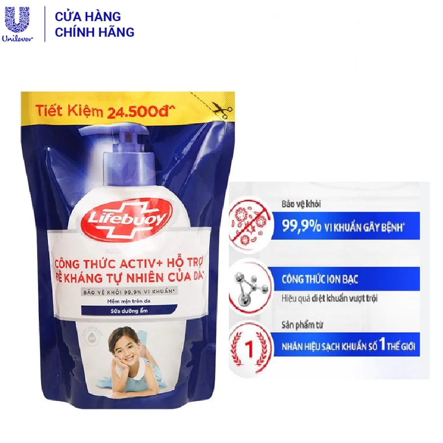 COMBO 2 TÚI NƯỚC RỬA TAY LIFEBUOY 400G