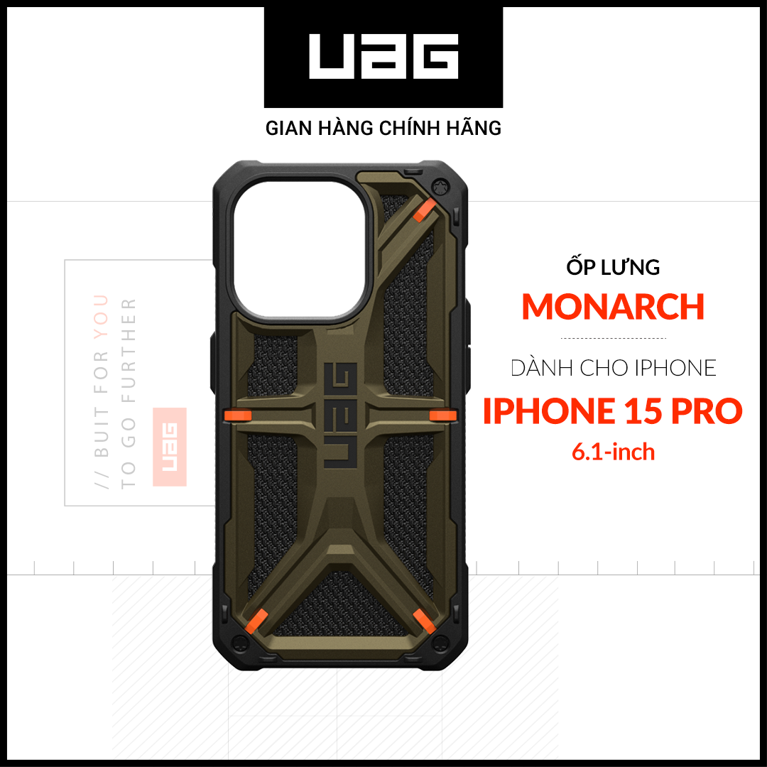 Ốp Lưng Chống Sốc UAG Monarch Cho iPhone 15 Pro [6.1 INCH]