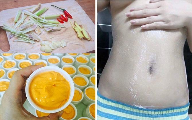 [HCM]Kem Tan Mỡ Cô Bông 150g Giảm Mỡ Bụng [ Kèm Thước Dây ]