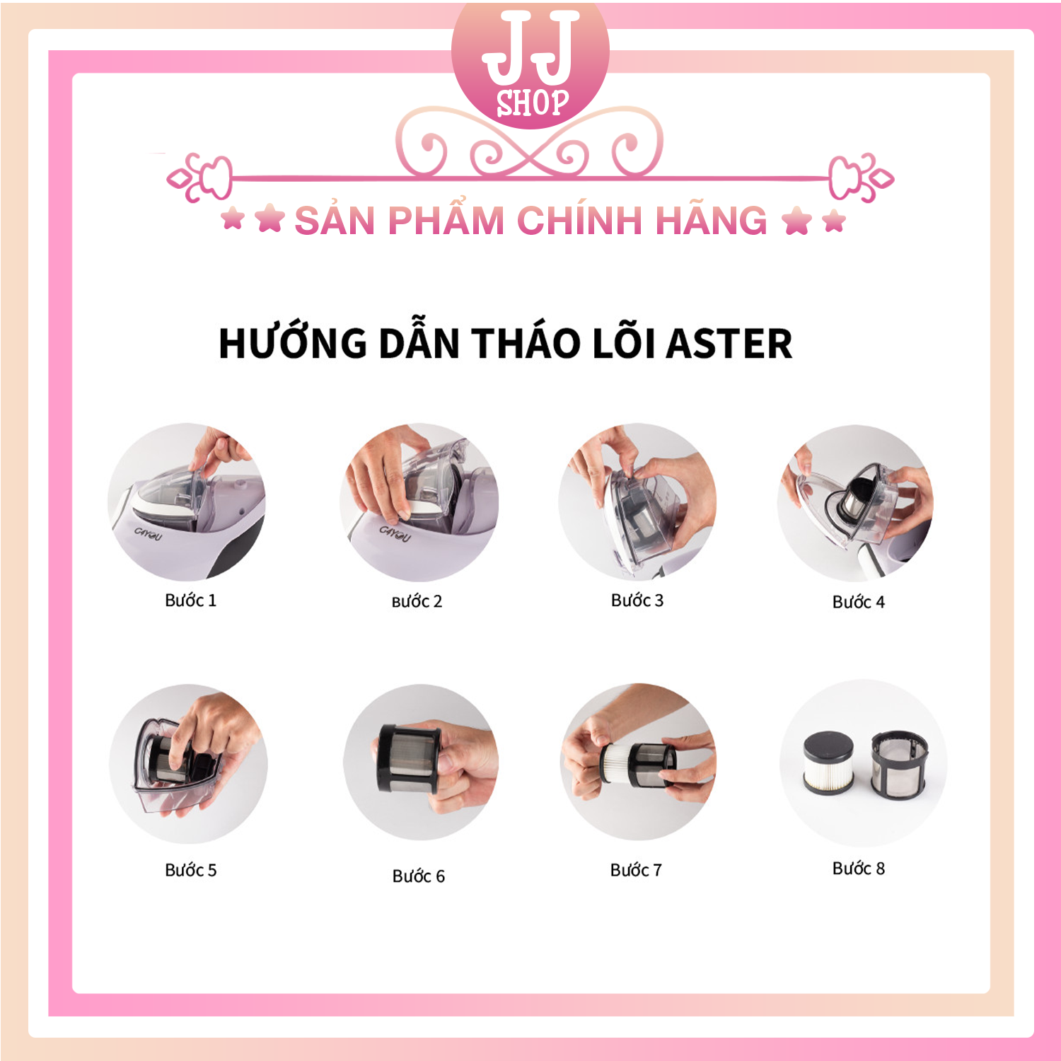 Máy Hút Bụi Nệm Diệt Khuẩn Cầm Tay ASTER Hàn Quốc