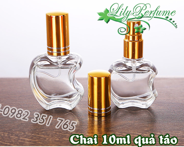 Lọ chiết nước hoa 10ml táo cắn dở (Vỏ chiết nước hoa/Ống chiết nước hoa/Chai chiết nước hoa)