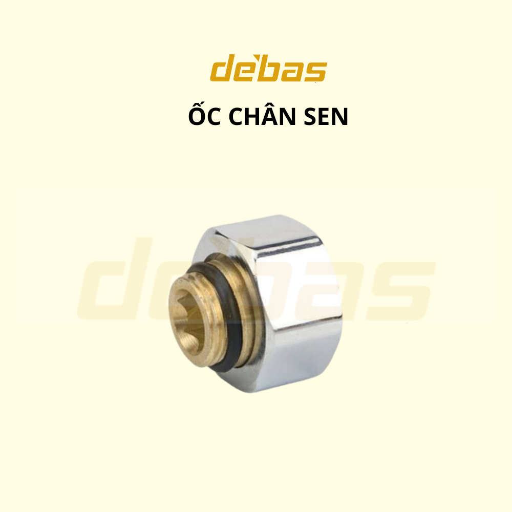 Phụ kiện sen tắm - Ốc chân sen Debas (Bộ 2 cái)