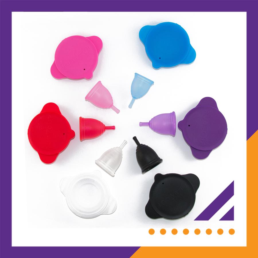 Cốc nguyệt san Ruby cup, màu Hồng size vừa Medium (Hàng chính hãng, thương hiệu Anh). - RubyCup Menstrual Cup (Pink, size Medium