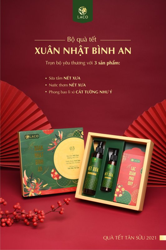 SET QUÀ TẾT XUÂN NHẬT BÌNH AN 3 MÓN